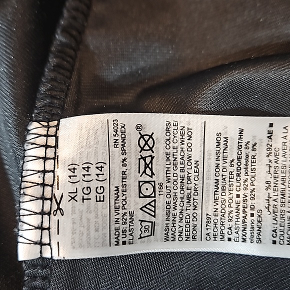 Old Navy Black Velour Tiered Babydoll Long Sleeve Dress, size XL - Picture 7 of 12